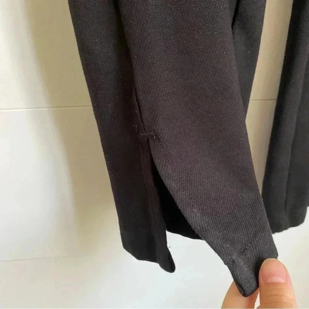 NEW Elie Tahari stretch dress straight leg pants with slits L - Picture 5 of 6